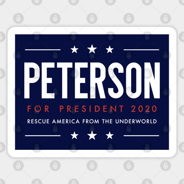 Jordan Peterson for President 2020 Magnet by IncognitoMode